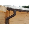 Gouttières kit de 3 m pour toit à deux pentes